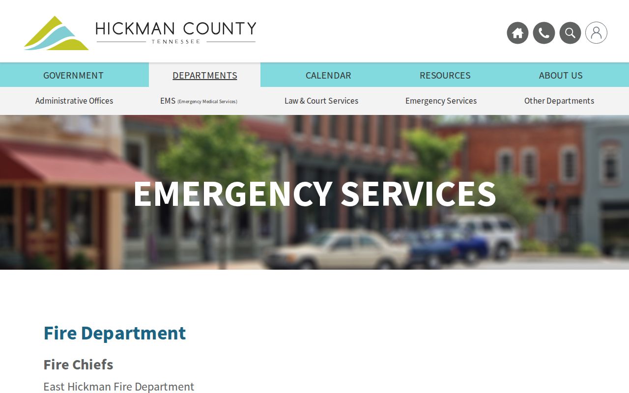 Official Hickman County jail release contact page